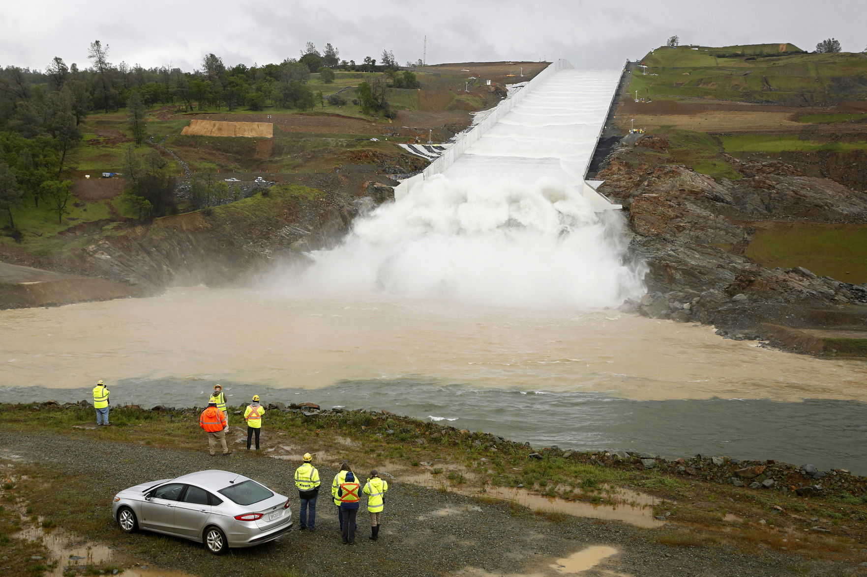 Oroville Dam spillway